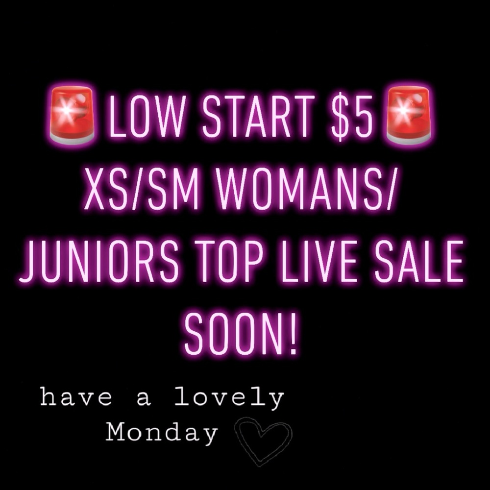🚨low start $5🚨 XS/SMALL JUNIOR/WOMANS LIVE SILENT SHOWS